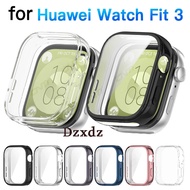 TPU Protector Cover For Huawei Watch Fit 3 Protective Frame Soft Silicone Shell For Huawei Watch Fit3 Watch Case