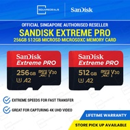 SanDisk Extreme Pro 256GB 512GB microSD microSDXC Memory CARD