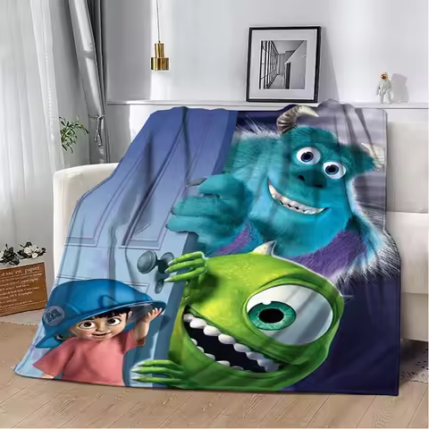 31 Style Disney Monster Inc Blanket Throw Sofa Bed Four Season Soft Fluffy Quilt Picnic Blanket Flan
