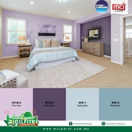 [PLUM PINK] 1 Liter MCI BAOMA OPTISHEEN & BLUE-I GOLD Easy Clean High Sheen & Matt Interior Wall Pai