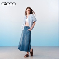G2000 Cotton Poly Denim Twill Flare Skirt