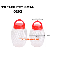 Toples Makanan Plastik Food Container Toples Jajanan Jadul Toples Kue Kering Kecil