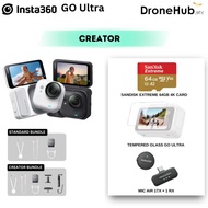[READY STOCK] Insta360 GO Ultra | Tiny Hands-Free 4K Cam | 5nm AI Chip | Lightweight & Pocketable | 