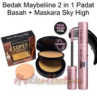 BEDAK MAYBELLINE FIT ME POWDER 2in1 / BEDAK + MASKARA