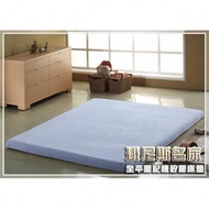 [特價]【班尼斯】全平面豪華型雙人5x6.2尺x8cm惰性記憶矽膠床墊/雙人床墊