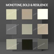 MIECO HPL Laminate Sheet MONOTONE Series | High Pressure Laminate for Furniture, Cabinet, Wall Panel