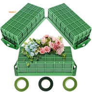 Floral Foam Cage, 3 Pack Floral Foam Blocks for Flower, Flower Holder with Floral Foam, Cage Bowl Fl