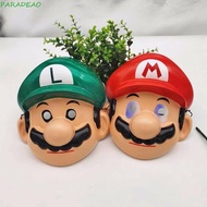 PARADEAO Cosplay Mask Birthday Party Cosplay Anime Mask Headwear Mario Theme Decoration Supplies Super Mario Bros