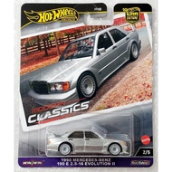 Hot Wheels Premium 1990 Mercedes Benz 190 E Small Car Model Japan New