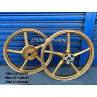 【READY STOCK】100%Original RCB SP522 SPORT RIM LC135 /LAGENDA 110/LAGENDA 115 Siap BUSH DAN BEARING🔥🔥