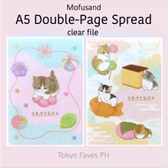 Mofusand A5 double-page spread clear file A5 file