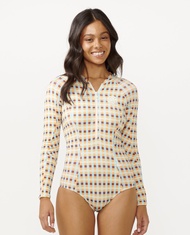 RIPCURL ชุดว่ายน้ำ กันUV 17DWRV LOTTIE CHECK LS UPF SURFSUIT S24