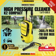 ''KARCHER'' HIGH PRESSURE CLEANER -K2 COMPACT -360L/H MAX / 110 BAR MAX / 1400W - 1.673-500.0
