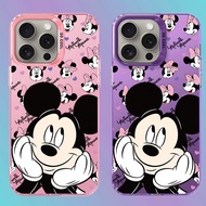 IMD Case For Samsung Galaxy A22 A32 A52 A72 4G 5G A52S A22S M32 M22 F22 F42 5G phone Cover smile mickey