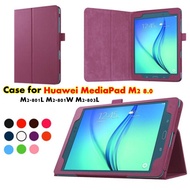 For Huawei MediaPad M2 8.0 M2-801L M2-801W M2-803L Tablet PC 8.0" Magnetic PU Leather Case Flip Stan