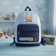 HW Catenzo - CUT 052 Boys' Crinckle Backpack with Character Race Flag Color Navybiru | Lightweight, 