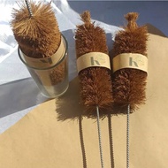 Eco-Friendly Coconut Fiber Glass Washing Bottle Brush