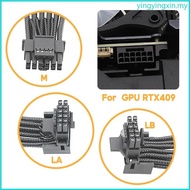 YIN RTX4090 RTX4080 12VHPWR To 4x8-Pin 3x8Pin 2x8pin 90 Degree Elbow PCI-e to 16-pin