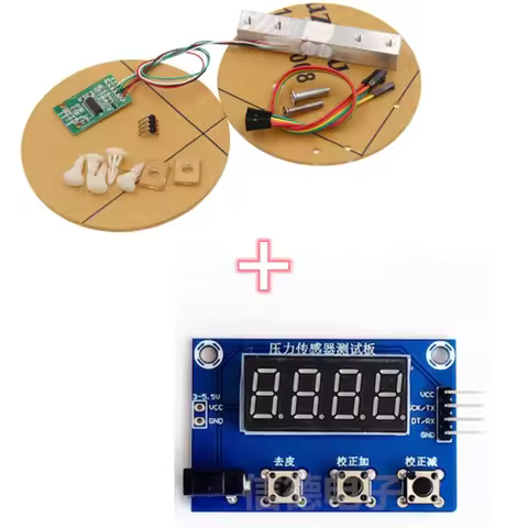 HX711 Load Cell AD Weight Pressure Sensor AD Module With Display 24 Bit Weighing Instrument Electron