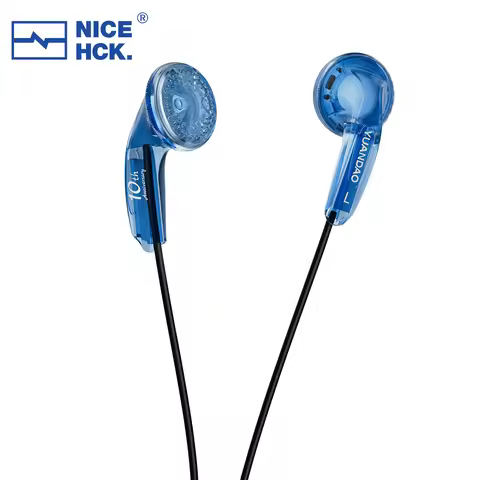 NICEHCK 10th Anniversary Edition Audiophile Earphone 3.5mm/Type-C Plug 15.4mm PET Dynamic Driver HD 