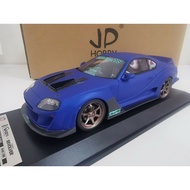 JP Hobby (Peako Model) 1/18 - Toyota Varis Supreme Supra JZA80 Matte Blue model car