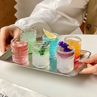 2025新品迷你tiki杯创意shot杯套装小杯一口杯白鸡尾杯龙舌兰烈杯Mini tiki cup creative shot cup set20250925