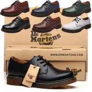 Dr.Martens Martin Shoes Leather Tooling Shoes Cowhide couple low-cut Martin boots Dress shoes Leathe