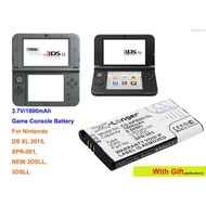 Cameron Sino 1800mAh Battery SPR-003, SPR-A-BPAA-CO for Nintendo DS XL 2015, SPR-001, NEW 3DSLL, 3DSLL, 3DS LL, DSXL 201