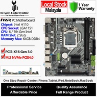 Esonic H110 Chipset LGA1151 M.2 Motherboard for Intel 6th 7th Gen i3 i5 i7 Pentium Celeron Processor