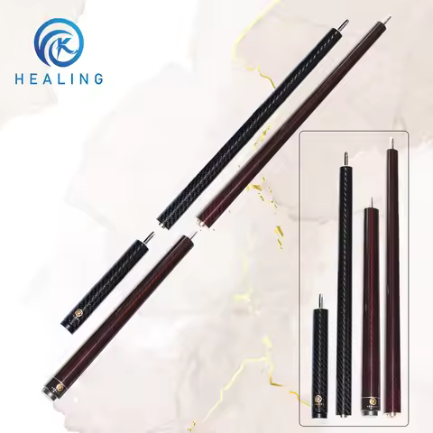 3K Twill Glossy 2pcs Butt Carbon Fiber Of Break Jump Billiard Cue For Jump Break Cue Snooker 3/4 Spl