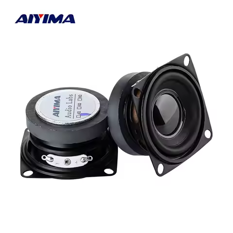 AIYIMA 2Pcs 2 Inch 4Ohm 5W hifi Full Range Speaker Mini Woofer Speakers Audio Subwoofer Loudspeaker 