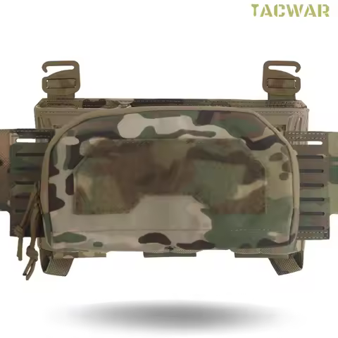 Multi-caliber Triple Mag Pouch with Admin Pouch for 5.56/9mm/PCC Mag, Front Placard for K19/KZ/LV119