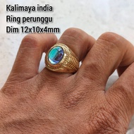 INDIAN RAINBOW KALIMAYA STONE MEN'S RING SUPER WAITINGRing KALIMAYA RING OPAL STONE