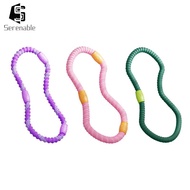 [Serenable] Weighted Fitness Hoop Exercise Hoop Equipment Home Workout Massage Portable Abdomen Gym 