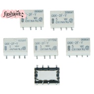 [fashion] 5pcs dc 5v smd g6k-2f-y signal relay 8pin for omron relay  MY