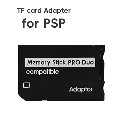 For PSP Series SD SDHC Memory Stick Pro Duo Adapter Reader For PSP3000/PSP2000/PSP1000 Micro TF Card
