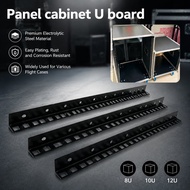 Heavy Duty Rack Rail Heavy Duty Steel U-Shaped Fixing Board 10U 8U 12U High Quality Diy Rack Rails