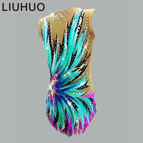 Rhythmic Gymnastics Leotards Collant Dress Ballet Skating Dress Child Rhythmic Gymnastic leotards Ba