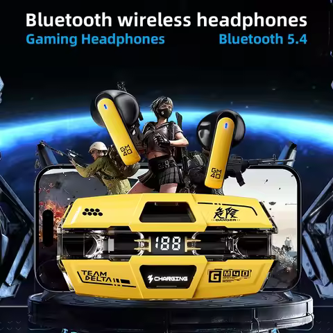 Wireless Headphones TWS Bluetooth 5.3 GM40 Gaming Headphones Stereo Audio Earphones HiFi Dual Mode E