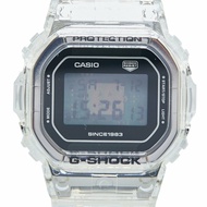卡西歐 G-SHOCK 40 週年 Clear Remix 手錶 DW-5040RX 石英機芯，黑色錶盤，不鏽鋼和樹脂飾面，男士