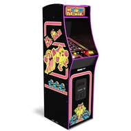 ARCADE1UP Ms. Pacman Deluxe Black Variant Arcade Machine, Built for Your Home, with 5-Foot Tall Full