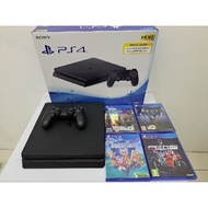 Playstation 4 500 GB Refurbished Full Set with 4 Games