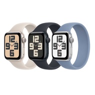【Apple官方直送】【10個工作天出貨】 Apple Watch SE GPS+行動網路 (40mm) 鋁金屬錶框+運動錶環
