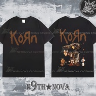 24h Shipping N9THNOVA Washed Korn Family Values Tour Vintage Rock Street Style T-shirt 7