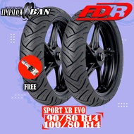 Paket Ban Motor Matic // FDR SPORT XR EVO 90/80 - 100/80 Ring 14 Tubeless