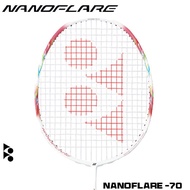 YY NANOFLARE 70 Badminton Racket Full Carbon Single 4U 28 bs 83g Energy Boost Cap