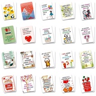 50 Pcs Motivational Note Cards Positive Affirmation Notes Inspirational Encouragement Cards Daily Af