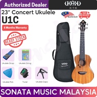 PROFESSIONAL UKAKU U1C UKULELE 23" inch/ UKULELE STRAP / PICK /TUNER / CAPO / UKULELE STRING