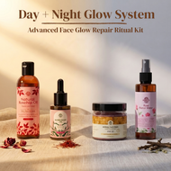 Inroots Advanced Face Glow Repair Night Kit (Rosehip + Kumkumadi) | Day & Night Glow Skincare Combo