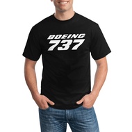 Vintage Printed Cool T Shirt Boeing 737